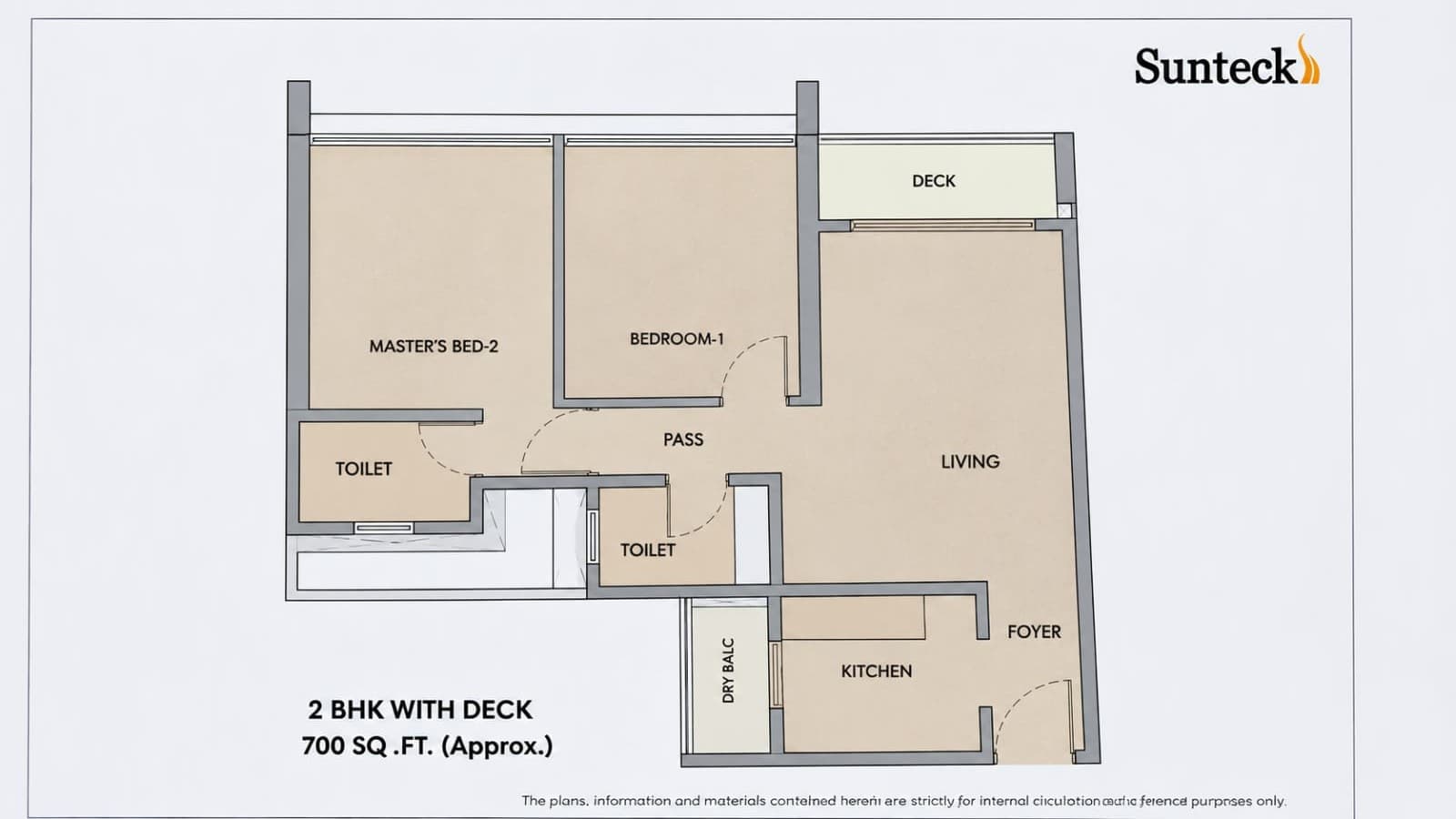 2 BHK Luxury Deck Residence